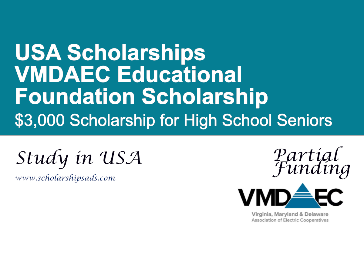 VMDAEC Educational Foundation Scholarship