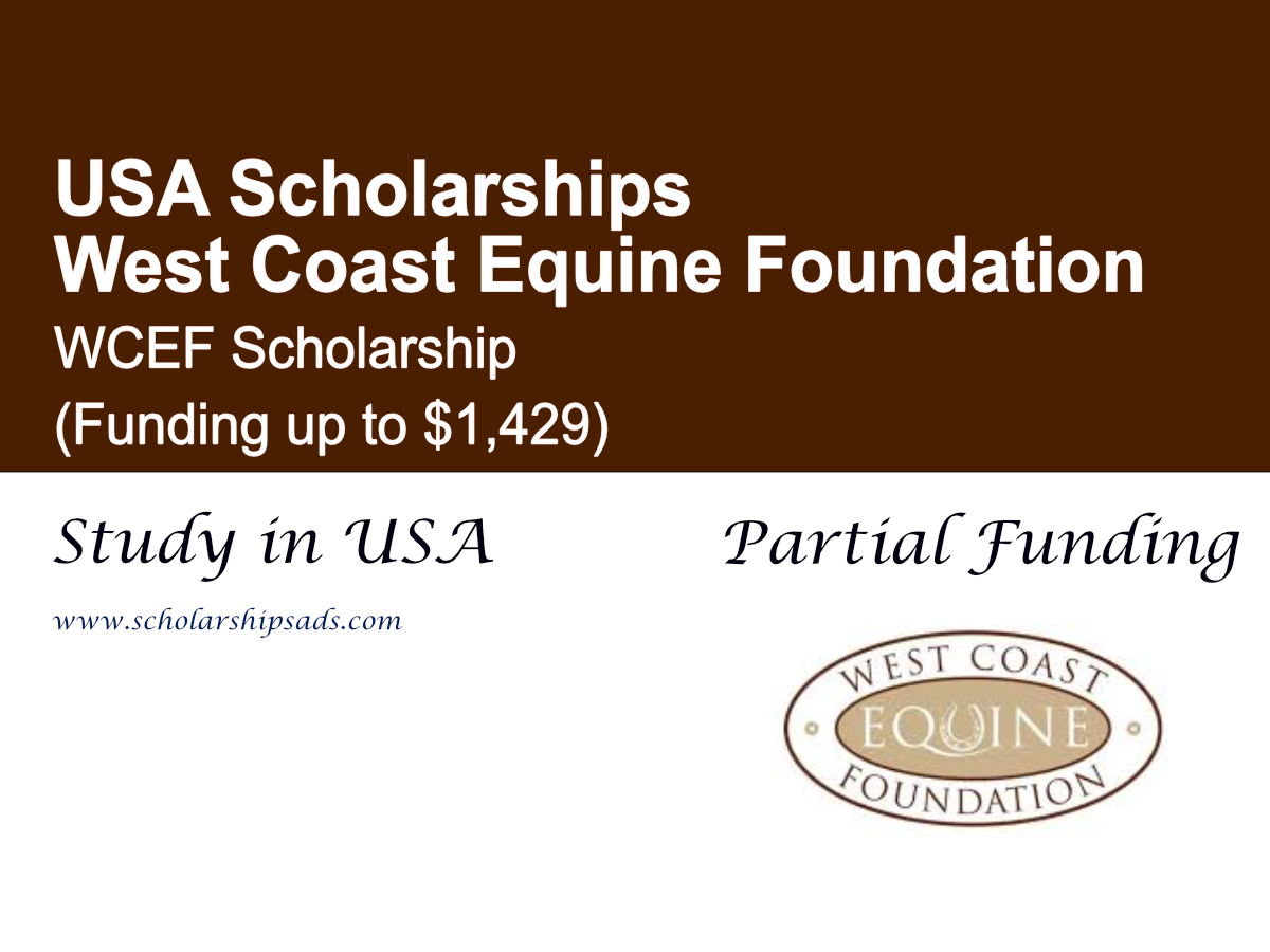 West Coast Equine Foundation Scholarship