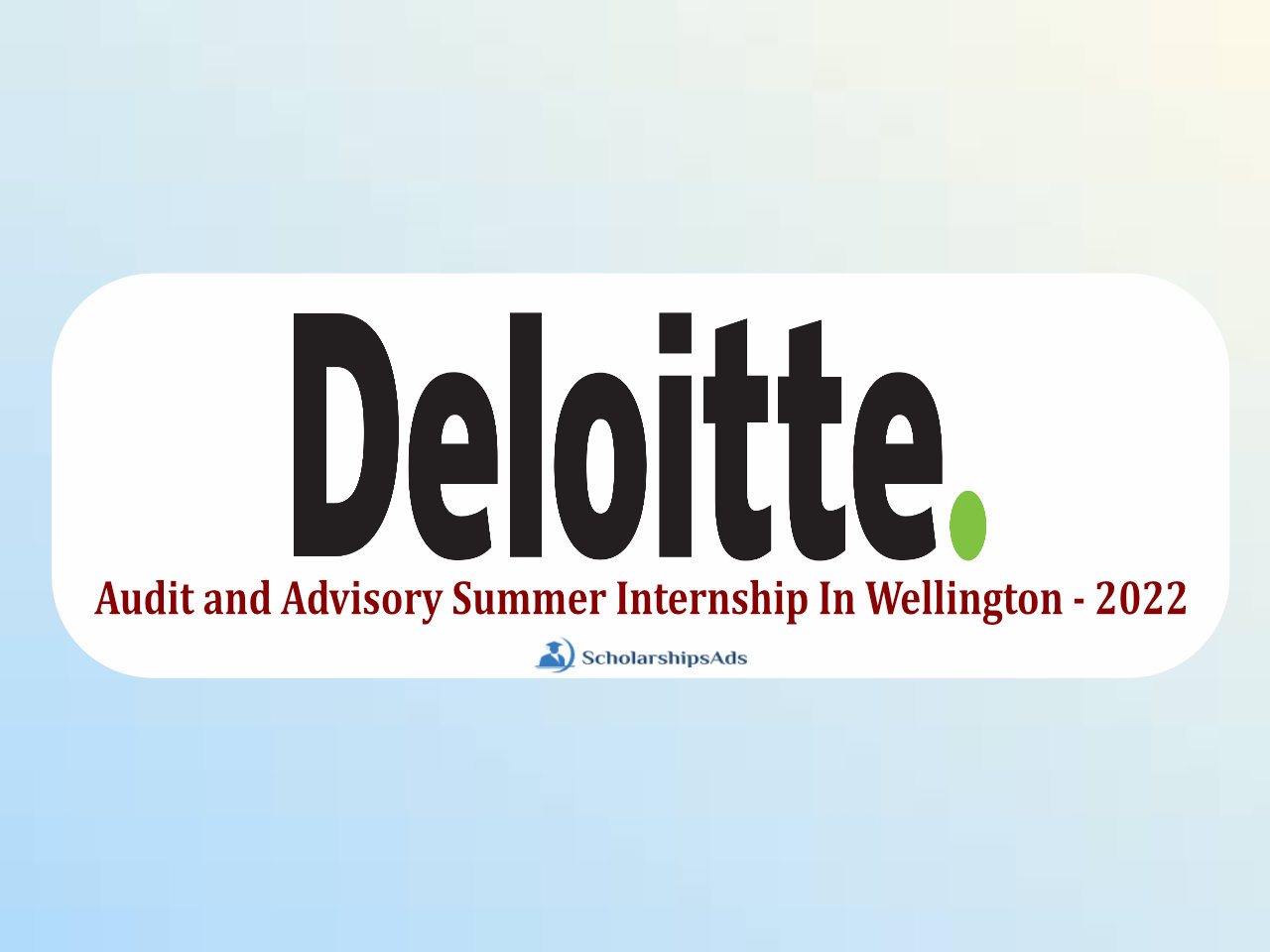 Audit and Advisory Summer Internship In Wellington 2022